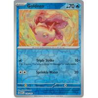 Goldeen 118/165 SV 151 Reverse Holo Common Pokemon Card NEAR MINT TCG