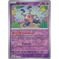 Mr. Mime 122/165 SV 151 Reverse Holo Rare Pokemon Card NEAR MINT TCG