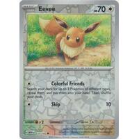 Eevee 133/165 SV 151 Reverse Holo Common Pokemon Card NEAR MINT TCG