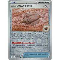 Antique Dome Fossil 152/165 SV 151 Reverse Holo Common Pokemon Card NEAR MINT TCG