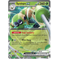 Spidops ex 019/198 Scarlet and Violet Base Set Holo Ultra Rare Pokemon Card NEAR MINT TCG