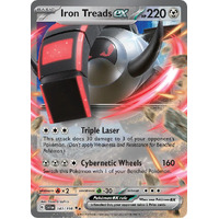 Iron Treads ex 143/198 Scarlet and Violet Base Set Holo Ultra Rare Pokemon Card NEAR MINT TCG