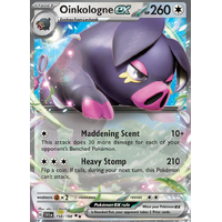 Oinkologne ex 158/198 Scarlet and Violet Base Set Holo Ultra Rare Pokemon Card NEAR MINT TCG