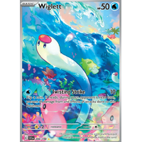 Wiglett 206/198 Scarlet and Violet Base Set Illustration Rare Holo Pokemon Card NEAR MINT TCG