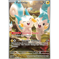 Pachirisu 208/198 Scarlet and Violet Base Set Illustration Rare Holo Pokemon Card NEAR MINT TCG
