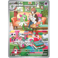 Kirlia 212/198 Scarlet and Violet Base Set Illustration Rare Holo Pokemon Card NEAR MINT TCG