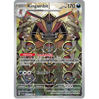 Kingambit 220/198 Scarlet and Violet Base Set Illustration Rare Holo Pokemon Card NEAR MINT TCG