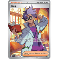 Jacq 236/198 Scarlet and Violet Base Set Full Art Holo Secret Rare Pokemon Card NEAR MINT TCG
