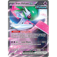 Iron Valient EX 089/182 SV Paradox Rift Holo Ultra Rare Pokemon Card NEAR MINT TCG