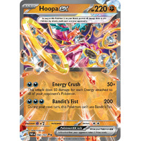 Hoopa EX 098/182 SV Paradox Rift Holo Ultra Rare Pokemon Card NEAR MINT TCG