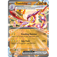 Toxtricity EX 100/182 SV Paradox Rift Holo Ultra Rare Pokemon Card NEAR MINT TCG