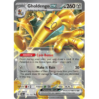 Gholdengo EX 139/182 SV Paradox Rift Holo Ultra Rare Pokemon Card NEAR MINT TCG