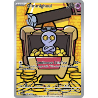 Gimmighoul 198/182 SV Paradox Rift Illustration Rare Pokemon Card NEAR MINT TCG