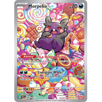 Morpeko 206/182 SV Paradox Rift Illustration Rare Pokemon Card NEAR MINT TCG