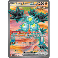 Sandy Shocks EX 228/182 SV Paradox Rift Full Art Secret Rare Pokemon Card NEAR MINT TCG