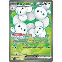 Maushold EX 233/182 SV Paradox Rift Full Art Secret Rare Pokemon Card NEAR MINT TCG
