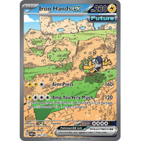 Iron Hands EX 248/182 SV Paradox Rift Special Illustration Rare Pokemon Card NEAR MINT TCG