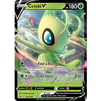 Celebi V 1/202 SWSH Base Set Holo Ultra Rare Pokemon Card NEAR MINT TCG