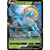 Dhelmise V 9/202 SWSH Base Set Holo Ultra Rare Pokemon Card NEAR MINT TCG