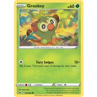 Grookey 10/202 SWSH Base Set Common Pokemon Card NEAR MINT TCG
