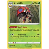 Orbeetle 19/202 SWSH Base Set Rare Pokemon Card NEAR MINT TCG