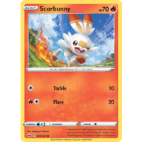 Scorbunny 31/202 SWSH Base Set Common Pokemon Card NEAR MINT TCG