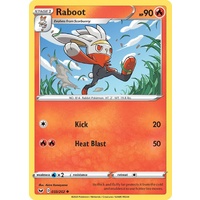 Raboot 33/202 SWSH Base Set Uncommon Pokemon Card NEAR MINT TCG