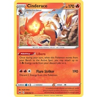 Cinderace 34/202 SWSH Base Set Holo Rare Pokemon Card NEAR MINT TCG