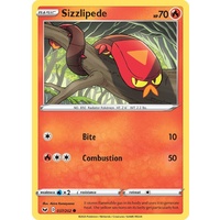Sizzlipede 37/202 SWSH Base Set Common Pokemon Card NEAR MINT TCG