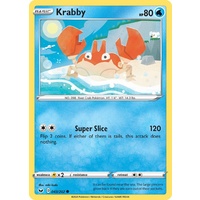 Krabby 43/202 SWSH Base Set Common Pokemon Card NEAR MINT TCG