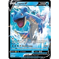 Lapras V 49/202 SWSH Base Set Holo Ultra Rare Pokemon Card NEAR MINT TCG