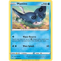 Mantine 52/202 SWSH Base Set Uncommon Pokemon Card NEAR MINT TCG