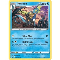 Inteleon 59/202 SWSH Base Set Rare Pokemon Card NEAR MINT TCG