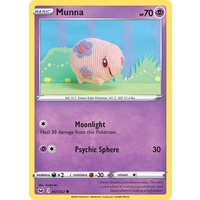 Munna 87/202 SWSH Base Set Common Pokemon Card NEAR MINT TCG