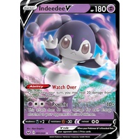 Indeedee V 91/202 SWSH Base Set Holo Ultra Rare Pokemon Card NEAR MINT TCG