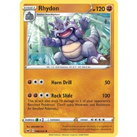 Rhydon 98/202 SWSH Base Set Uncommon Pokemon Card NEAR MINT TCG