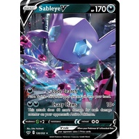 Sableye V 120/202 SWSH Base Set Holo Ultra Rare Pokemon Card NEAR MINT TCG