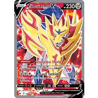 Zamazenta V 196/202 SWSH Base Set Holo Ultra Rare Full Art Pokemon Card NEAR MINT TCG