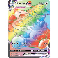 Snorlax VMAX 206/202 SWSH Base Set Holo Hyper Rainbow Rare Full Art Pokemon Card NEAR MINT TCG
