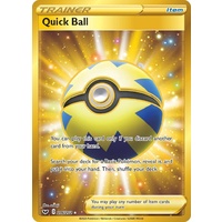 Quick Ball 216/202 SWSH Base Set Holo Secret Rare Full Art Pokemon Card NEAR MINT TCG