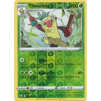 Thwackey 12/202 SWSH Base Set Reverse Holo Uncommon Pokemon Card NEAR MINT TCG