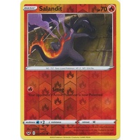 Salandit 27/202 SWSH Base Set Reverse Holo Common Pokemon Card NEAR MINT TCG