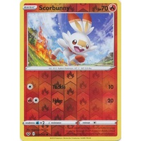 Scorbunny 31/202 SWSH Base Set Reverse Holo Common Pokemon Card NEAR MINT TCG