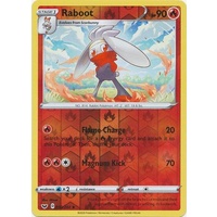 Raboot 32/202 SWSH Base Set Reverse Holo Uncommon Pokemon Card NEAR MINT TCG