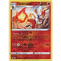 Cinderace 34/202 SWSH Base Set Reverse Holo Rare Pokemon Card NEAR MINT TCG