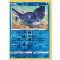 Mantine 52/202 SWSH Base Set Reverse Holo Uncommon Pokemon Card NEAR MINT TCG