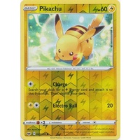 Pikachu 65/202 SWSH Base Set Reverse Holo Common Pokemon Card NEAR MINT TCG