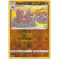 Dugtrio 93/202 SWSH Base Set Reverse Holo Uncommon Pokemon Card NEAR MINT TCG