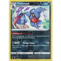 Toxicroak 124/202 SWSH Base Set Reverse Holo Rare Pokemon Card NEAR MINT TCG