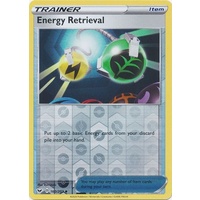 Energy Retrieval 160/202 SWSH Base Set Reverse Holo Uncommon Trainer Pokemon Card NEAR MINT TCG